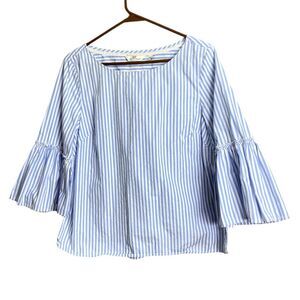 Vineyard Vines blue and white striped blouse size M